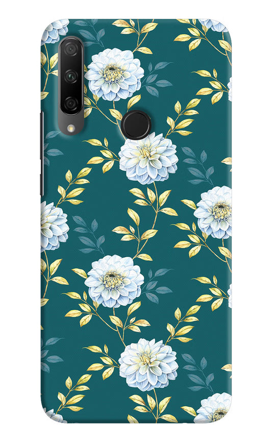 Flowers Honor 9X Hard Case Back Cover by Casekaro