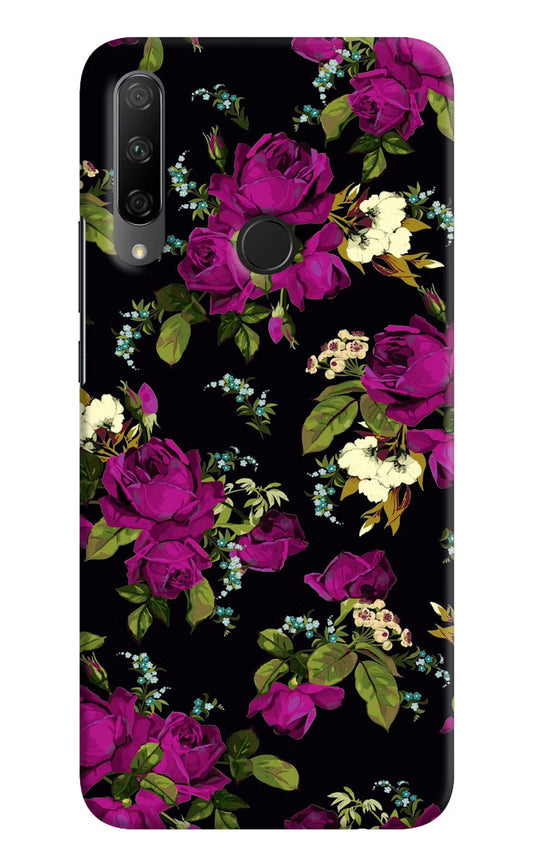 Flowers Honor 9X Hard Case Back Cover by Casekaro