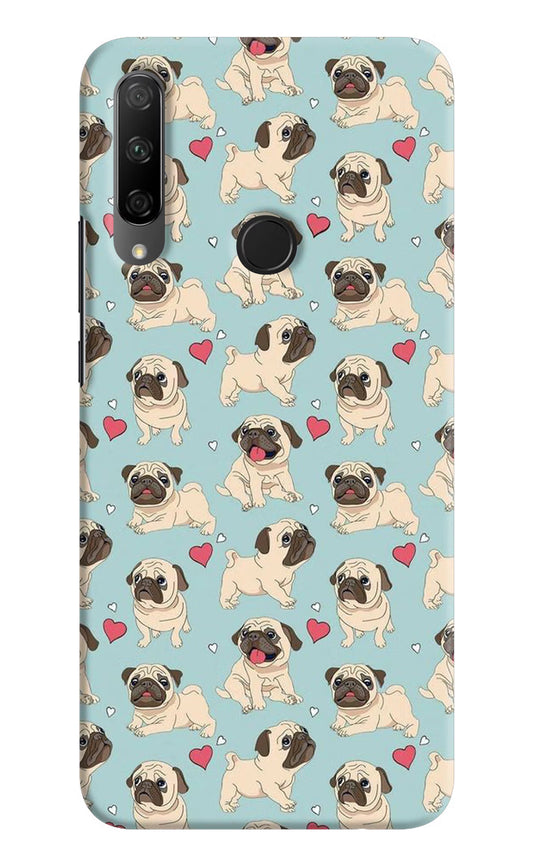 Pug Dog Honor 9X Hard Case Back Cover by Casekaro