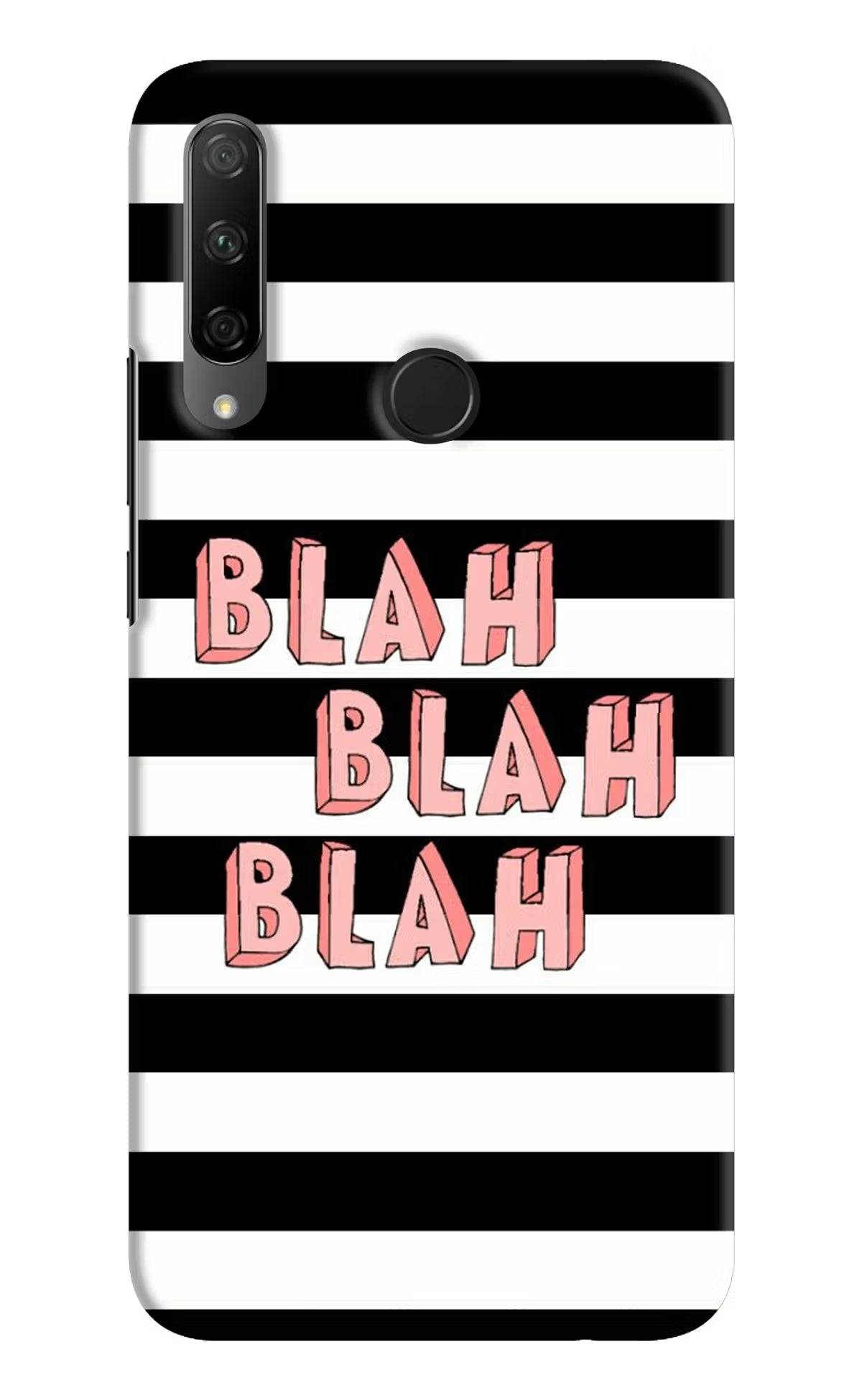 Blah Blah Blah Honor 9X Hard Case Back Cover by Casekaro