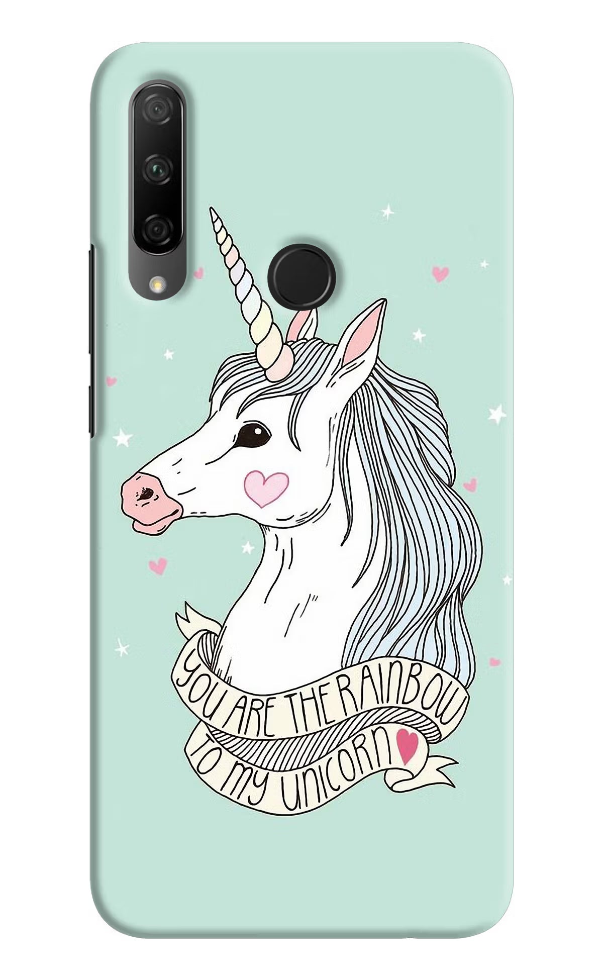 Unicorn Wallpaper Honor 9X Hard Case Back Cover by Casekaro