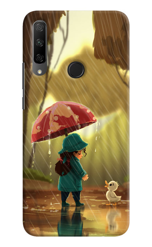 Rainy Day Honor 9X Hard Case Back Cover by Casekaro