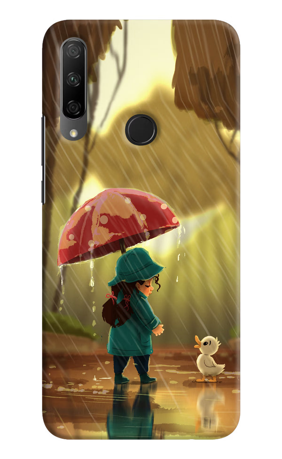 Rainy Day Honor 9X Back Cover, Hard case