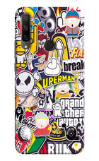 Sticker Bomb Honor 9X Hard Case Back Cover by Casekaro