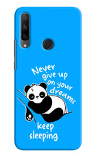 Keep Sleeping Honor 9X Hard Case Back Cover by Casekaro