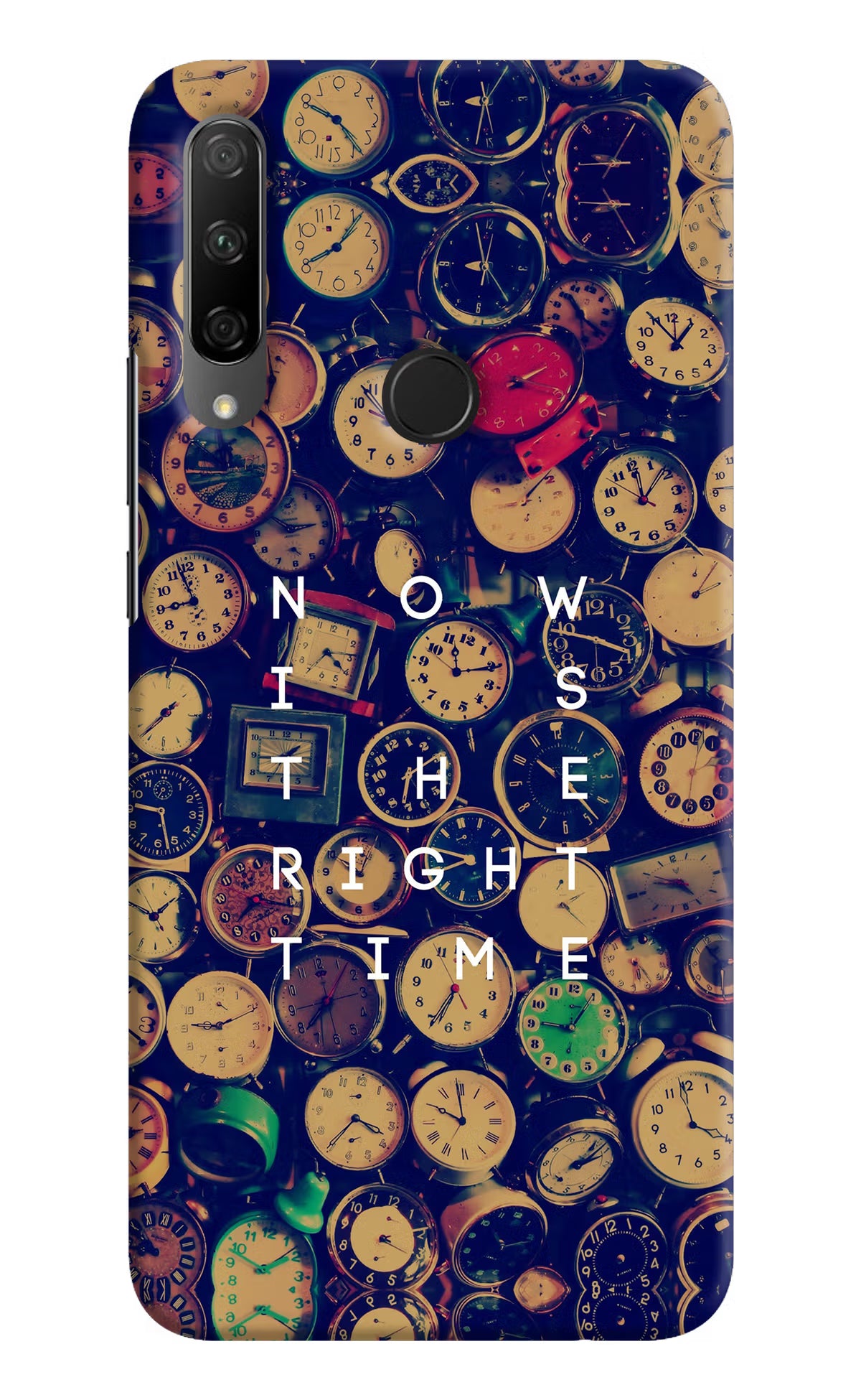 Now is the Right Time Quote Honor 9X Hard Case Back Cover by Casekaro