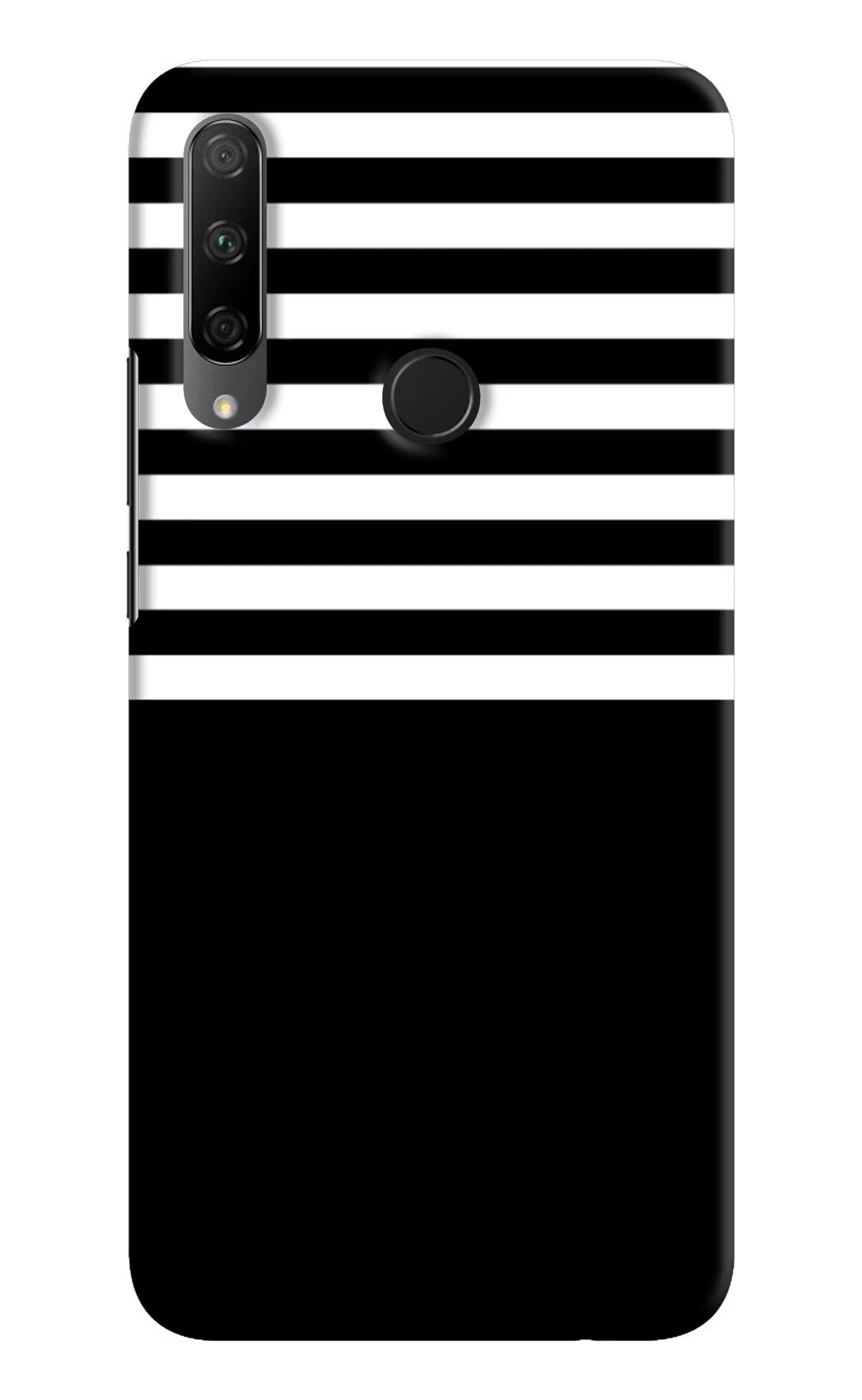 Black and White Print Honor 9X Hard Case Back Cover by Casekaro