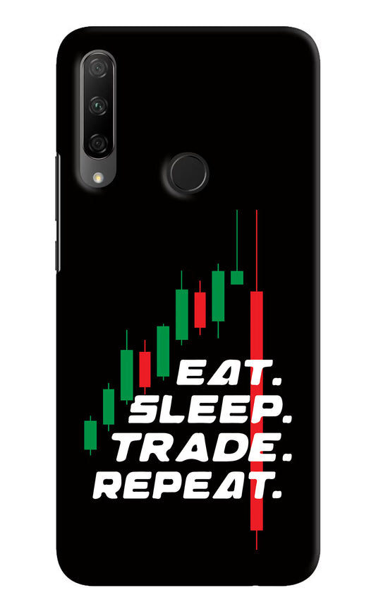 Eat Sleep Trade Repeat Honor 9X Hard Case Back Cover by Casekaro