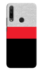 Tri Color Pattern Honor 9X Hard Case Back Cover by Casekaro