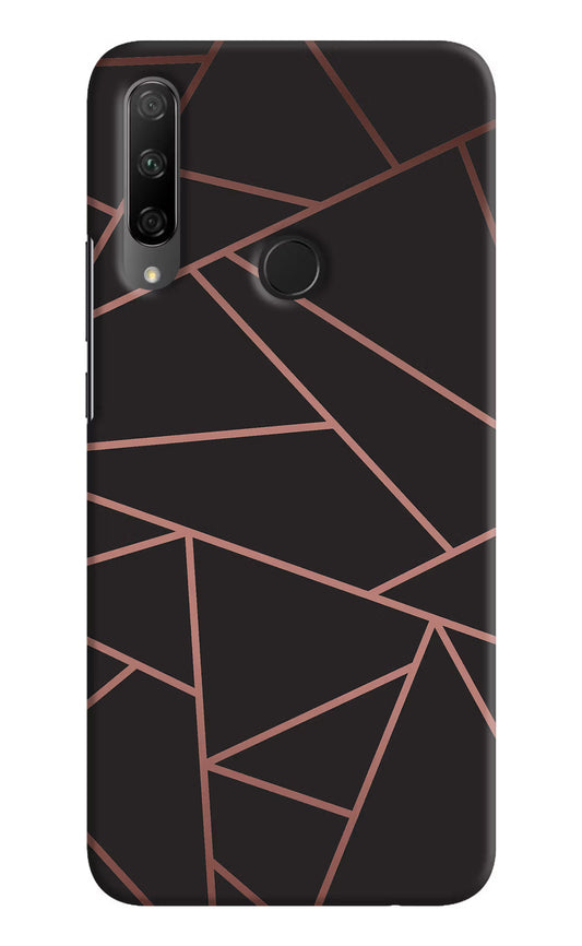 Geometric Pattern Honor 9X Hard Case Back Cover by Casekaro