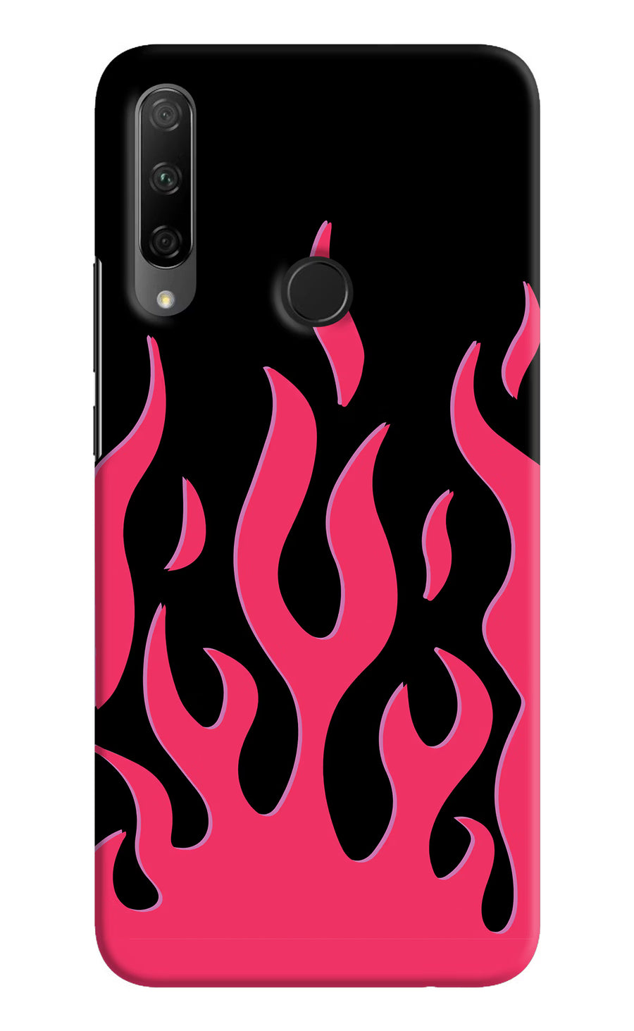 Fire Flames Honor 9X Back Cover, Hard case