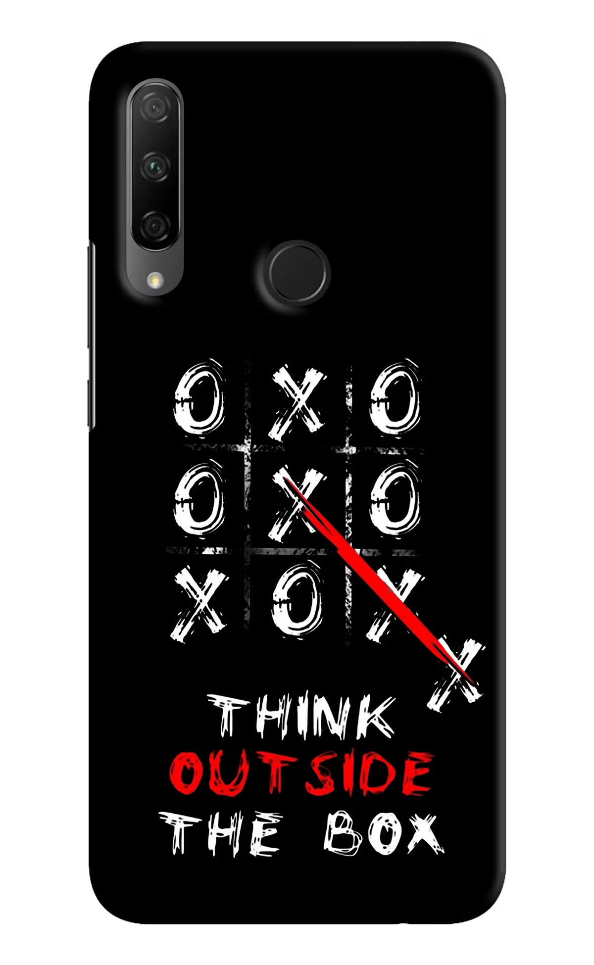 Think out of the BOX Honor 9X Hard Case Back Cover by Casekaro