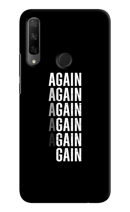 Again Again Gain Honor 9X Hard Case Back Cover by Casekaro
