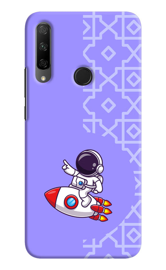 Cute Astronaut Honor 9X Hard Case Back Cover by Casekaro
