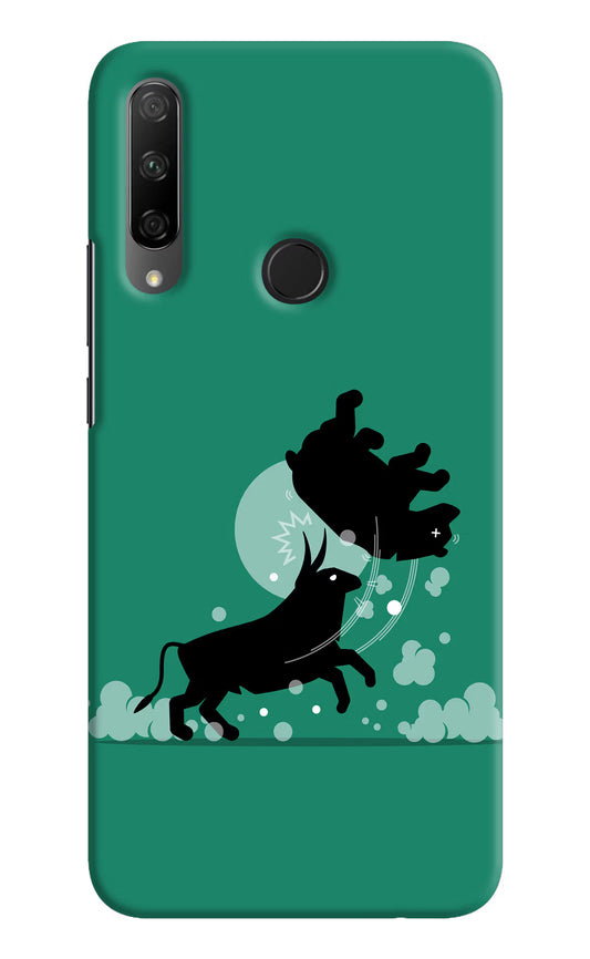Bull Conqueror Honor 9X Hard Case Back Cover by Casekaro