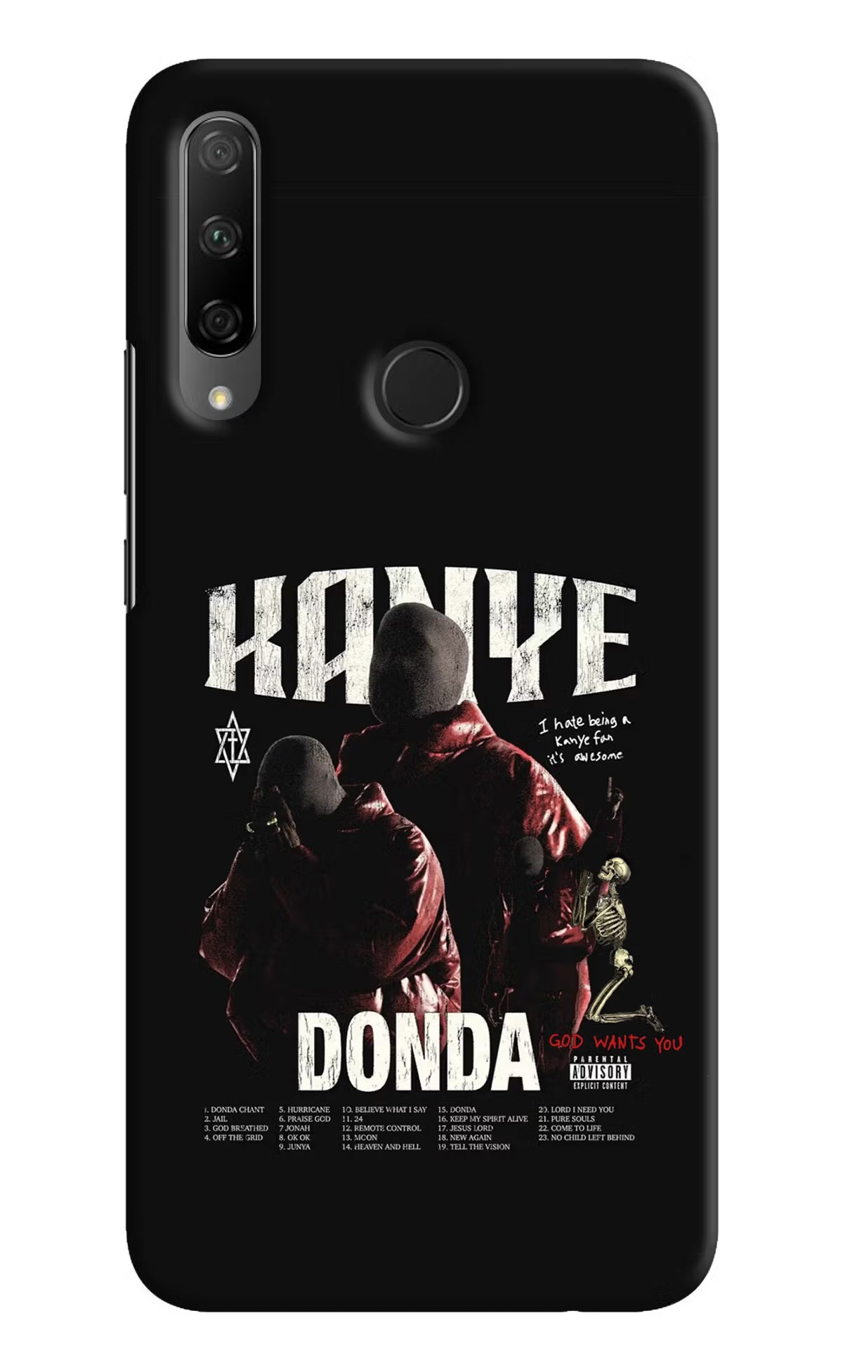 Donda Kanye West Honor 9X Hard Case Back Cover by Casekaro