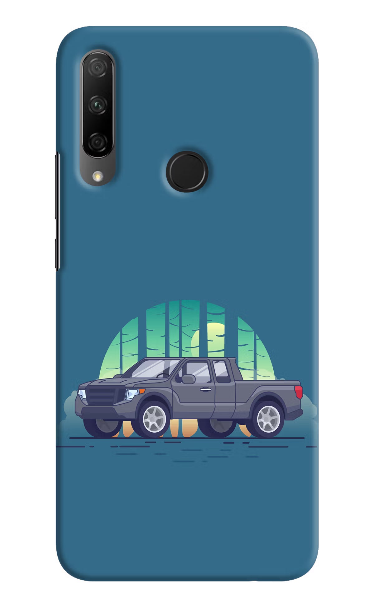 Retro Garage Vibe Honor 9X Hard Case Back Cover by Casekaro