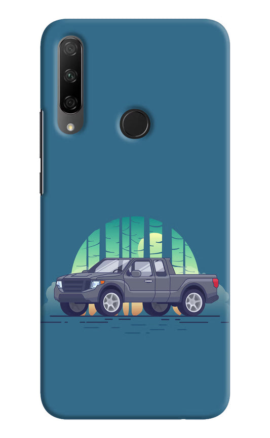 Retro Garage Vibe Honor 9X Hard Case Back Cover by Casekaro