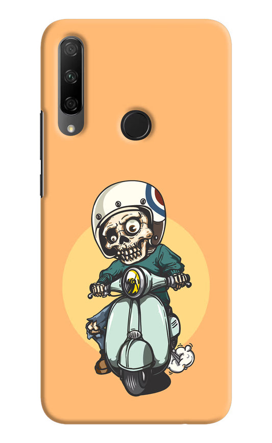 Undead Biker Honor 9X Hard Case Back Cover by Casekaro