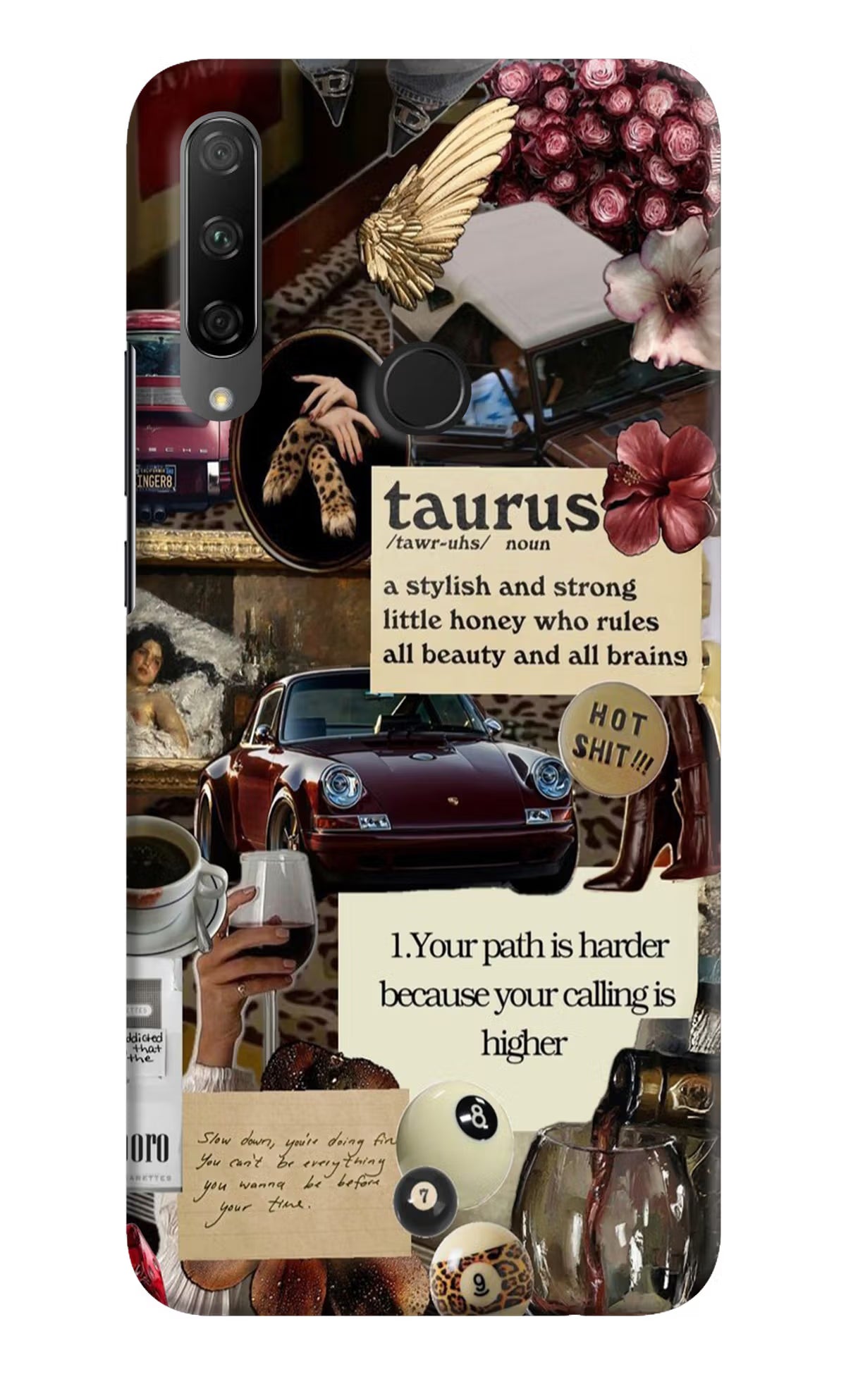 Taurus Zodiac Honor 9X Hard Case Back Cover by Casekaro