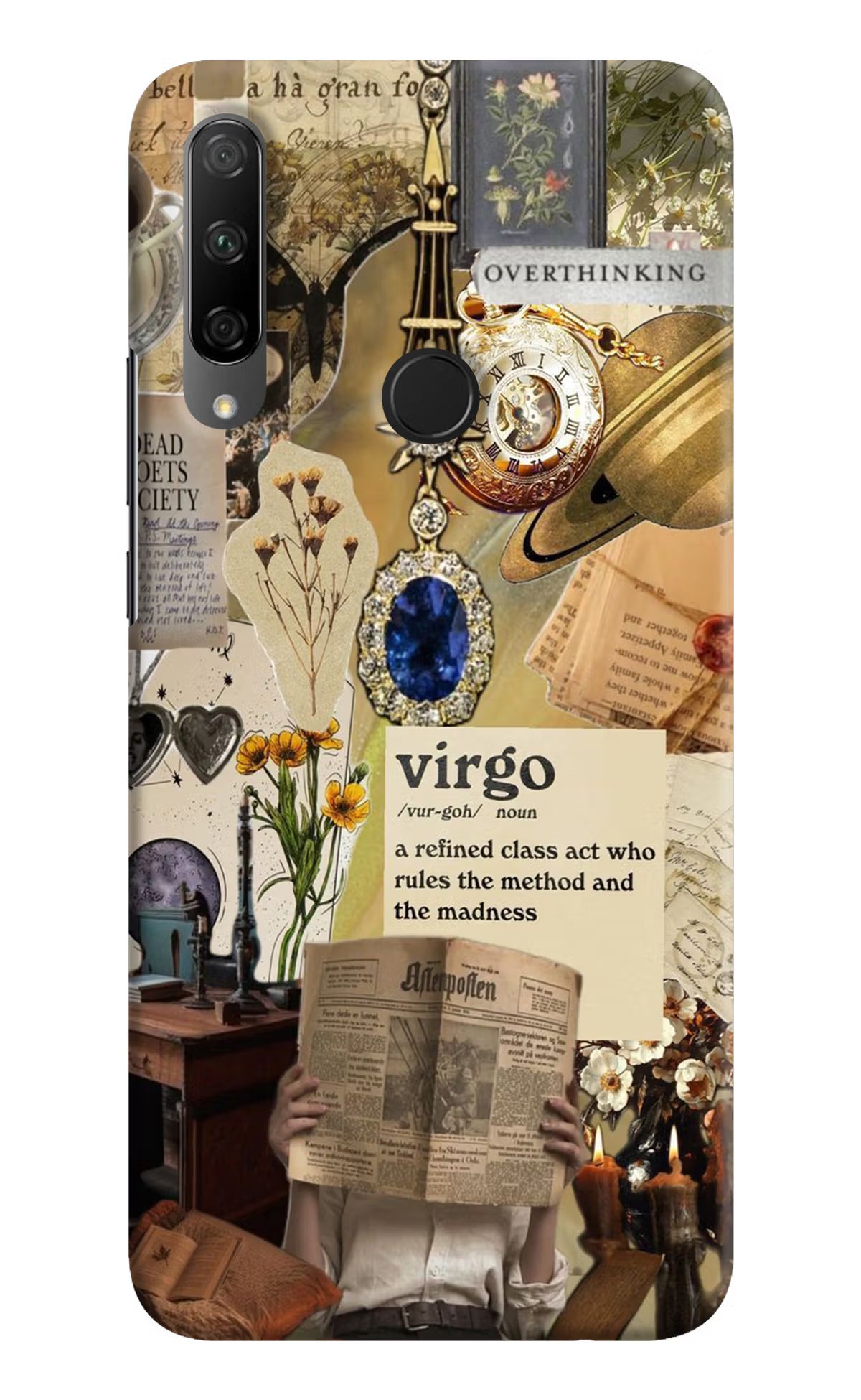 Virgo Zodiac Honor 9X Hard Case Back Cover by Casekaro