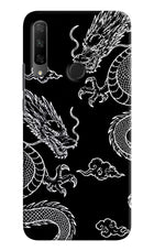 Twin Dragons Honor 9X Hard Case Back Cover by Casekaro