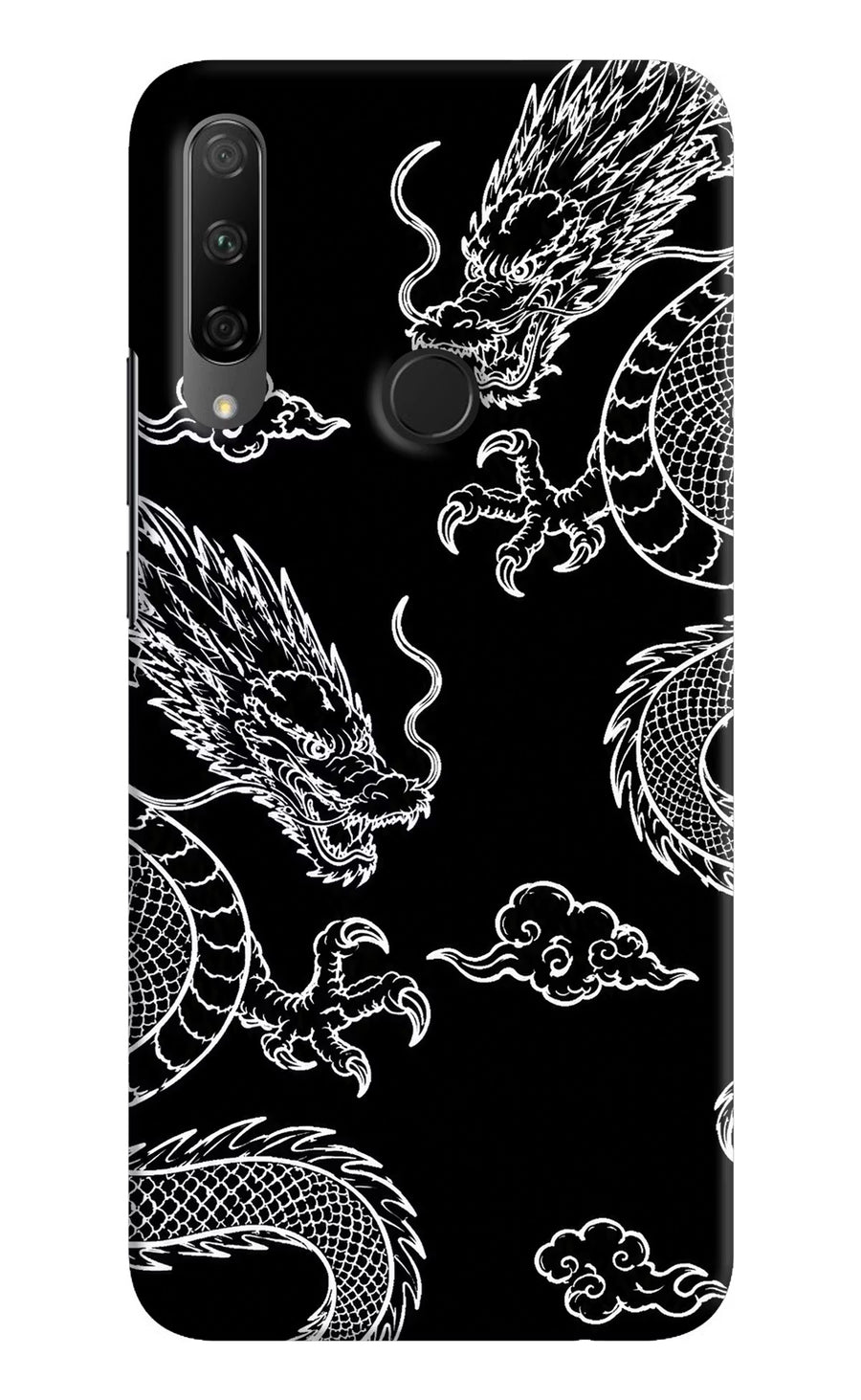 Twin Dragons Honor 9X Back Cover, Hard case