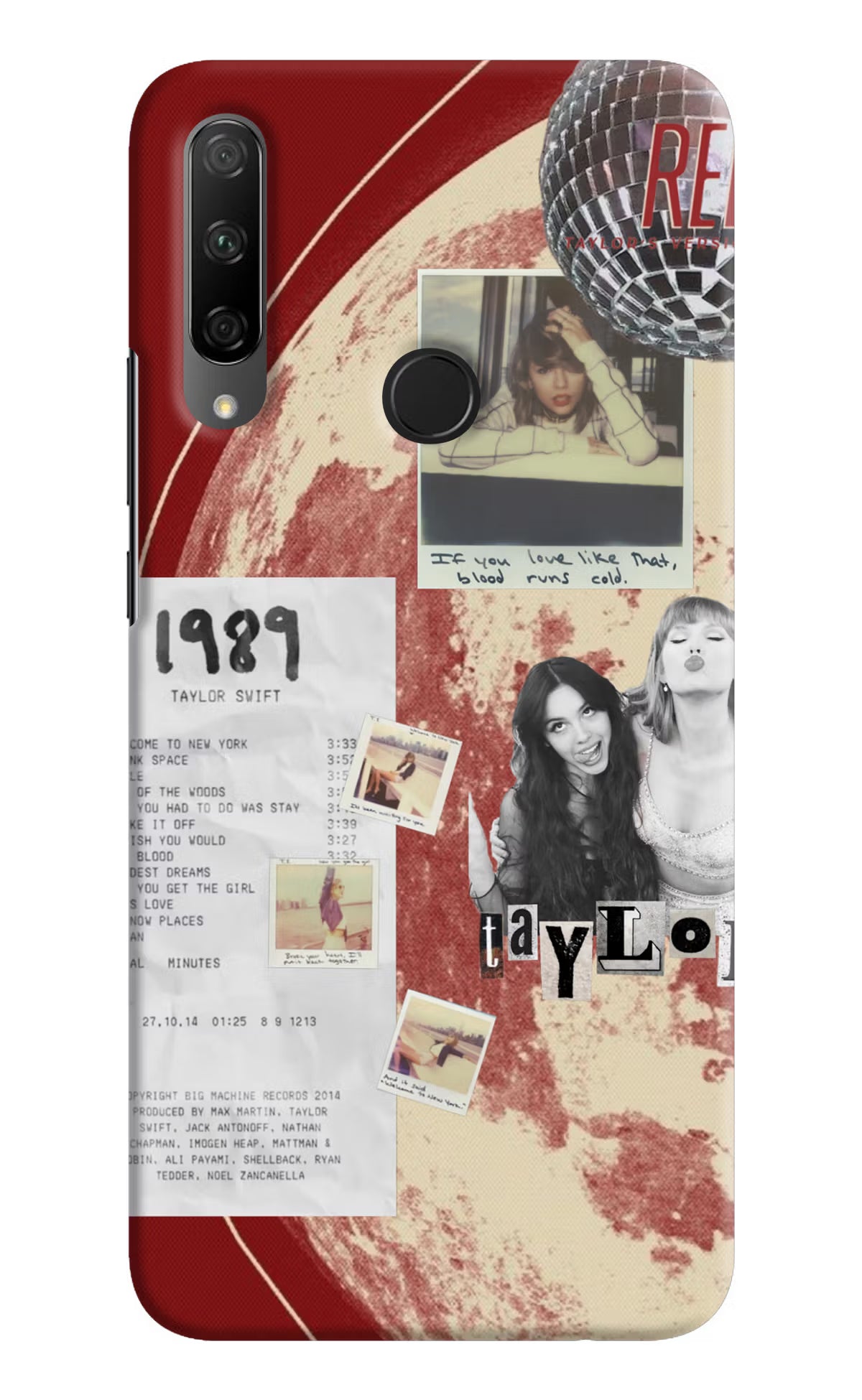 Taylor Swift Honor 9X Back Cover