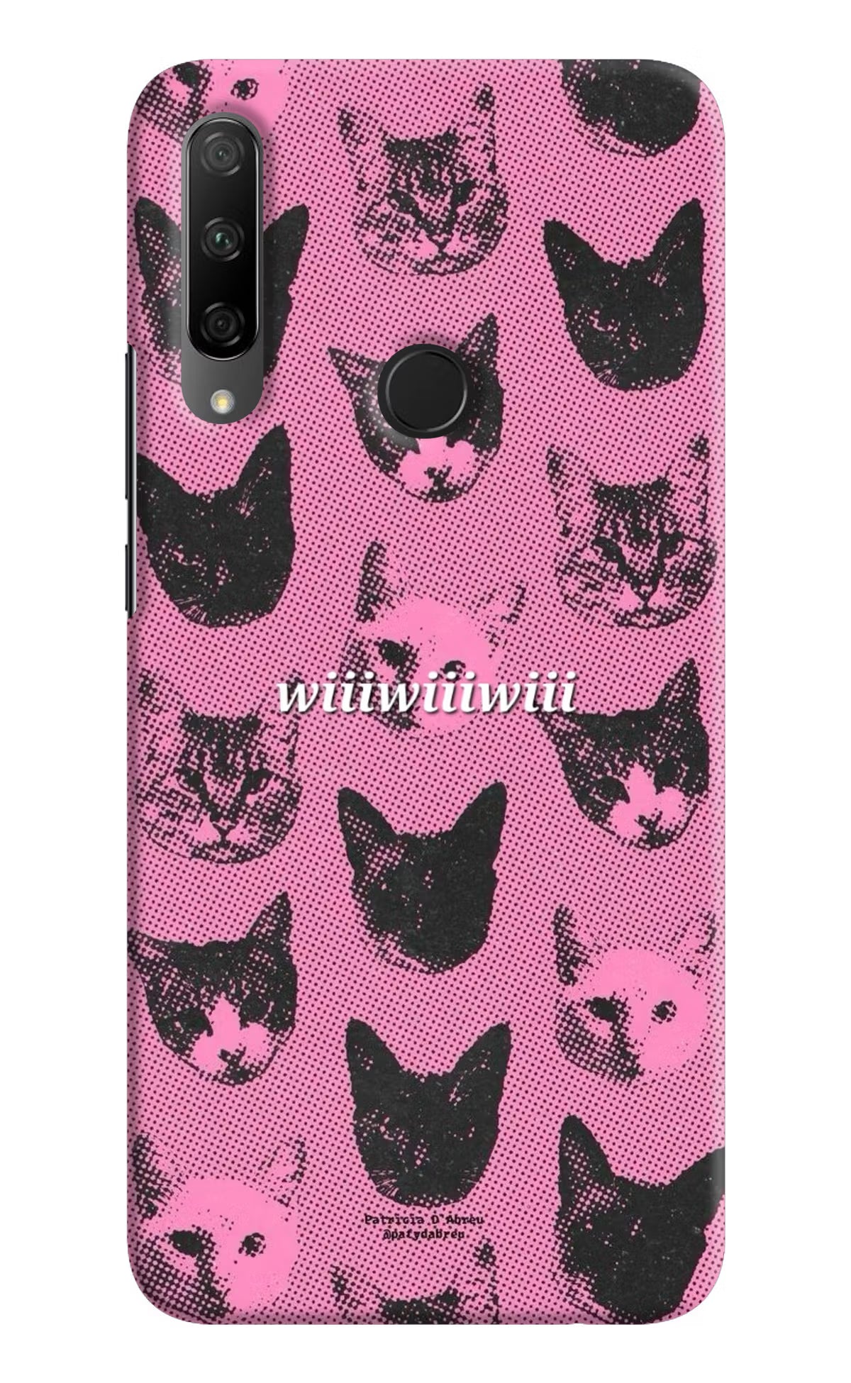 Pink Cats Honor 9X Back Cover