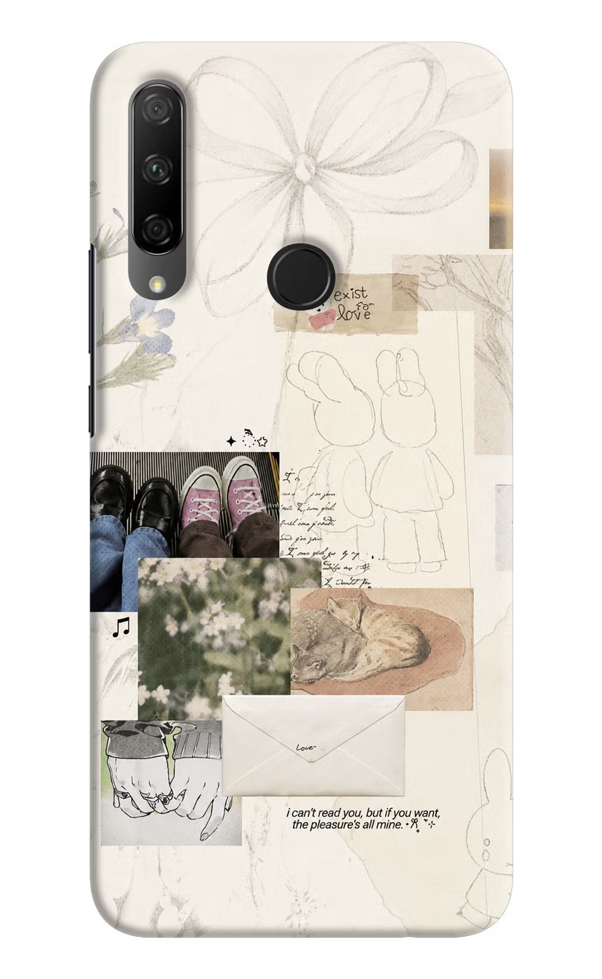 Soft Aesthetic Honor 9X Back Cover