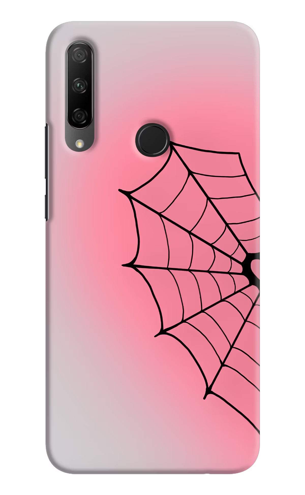 Pink Web Honor 9X Back Cover