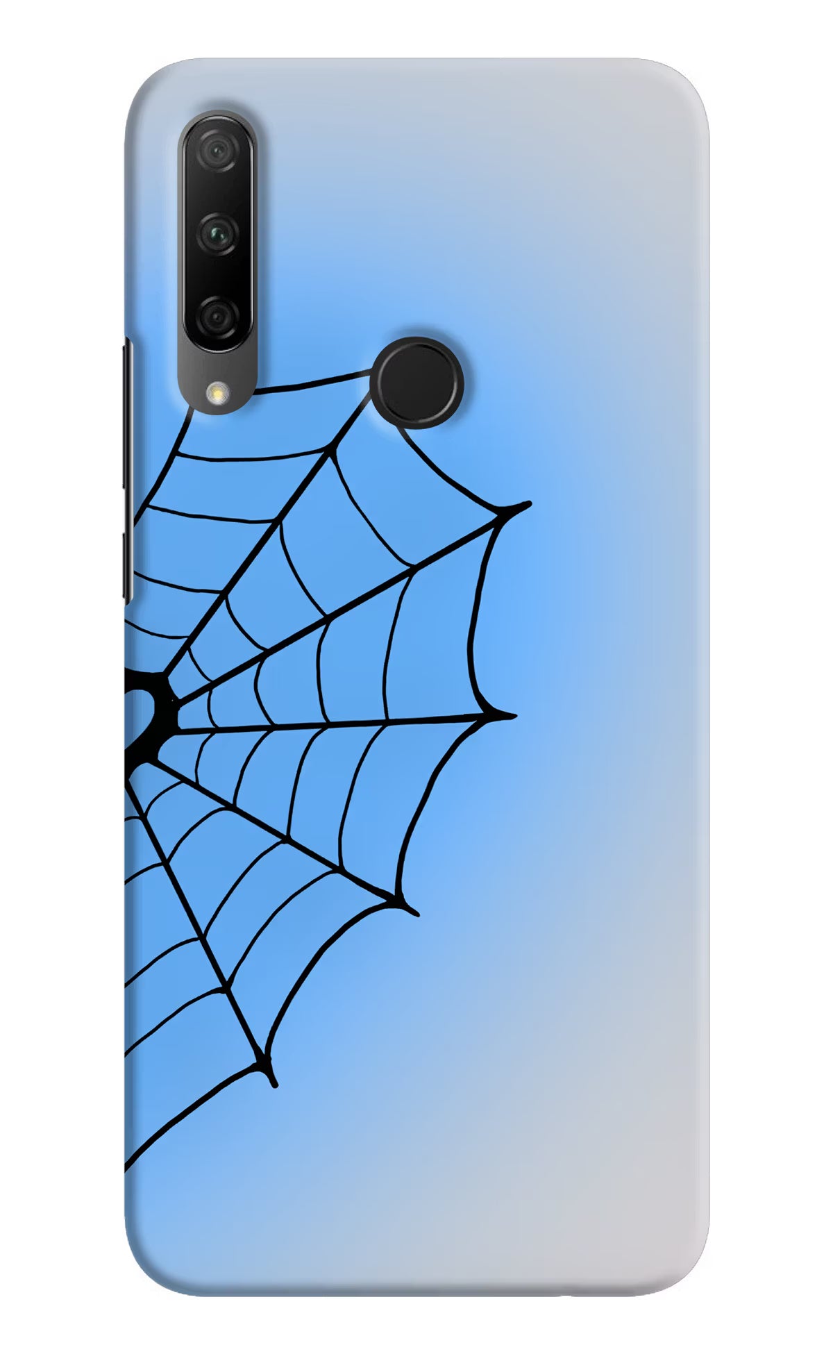 Blue Web Honor 9X Back Cover