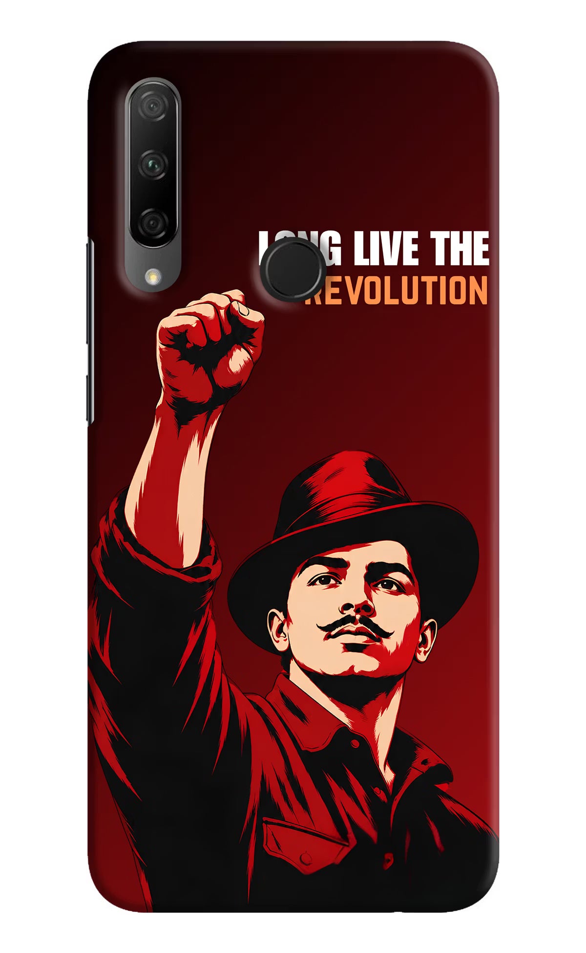 Bhagat Singh Revolution Honor 9X Back Cover