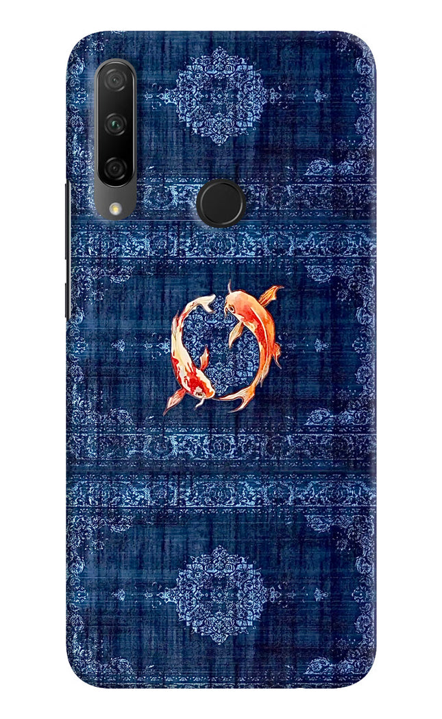 Koi Blue Honor 9X Hard Case Back Cover by Casekaro