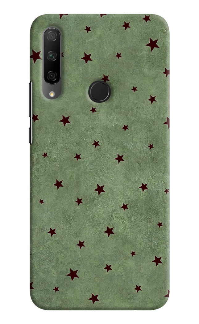 Green Stars Honor 9X Hard Case Back Cover by Casekaro