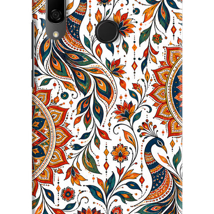 White Mayura Honor 9X Back Cover