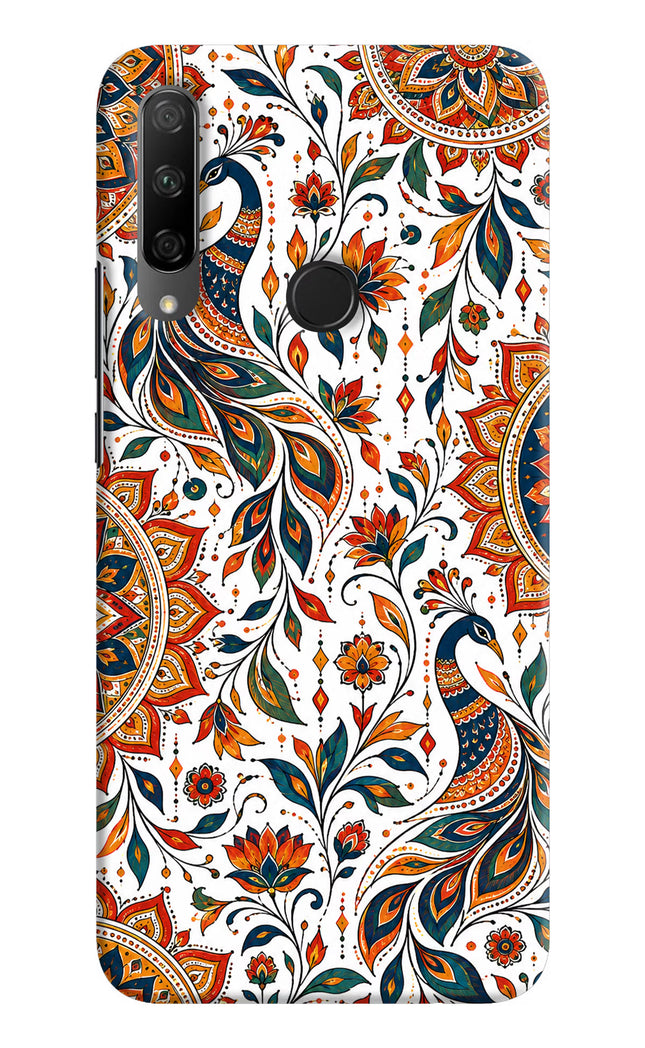 White Mayura Honor 9X Hard Case Back Cover by Casekaro