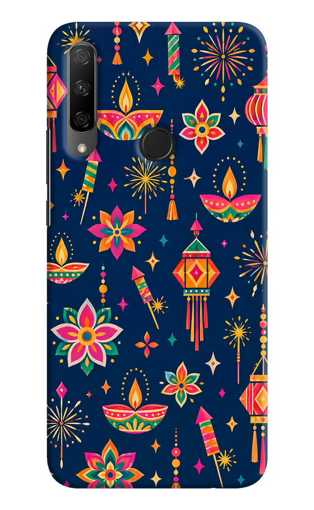 Festive Pop Honor 9X Hard Case Back Cover by Casekaro