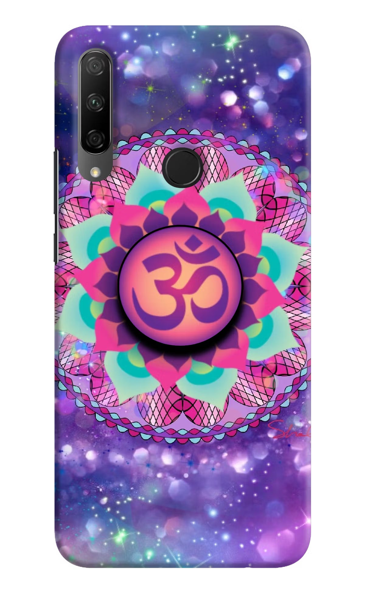 Om Purple Honor 9X Pop Case by Casekaro