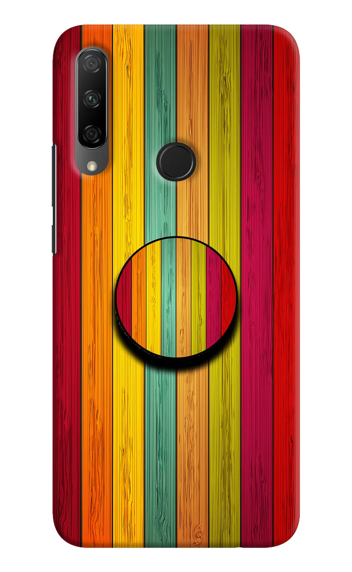 Multicolor Wooden Honor 9X Pop Case by Casekaro