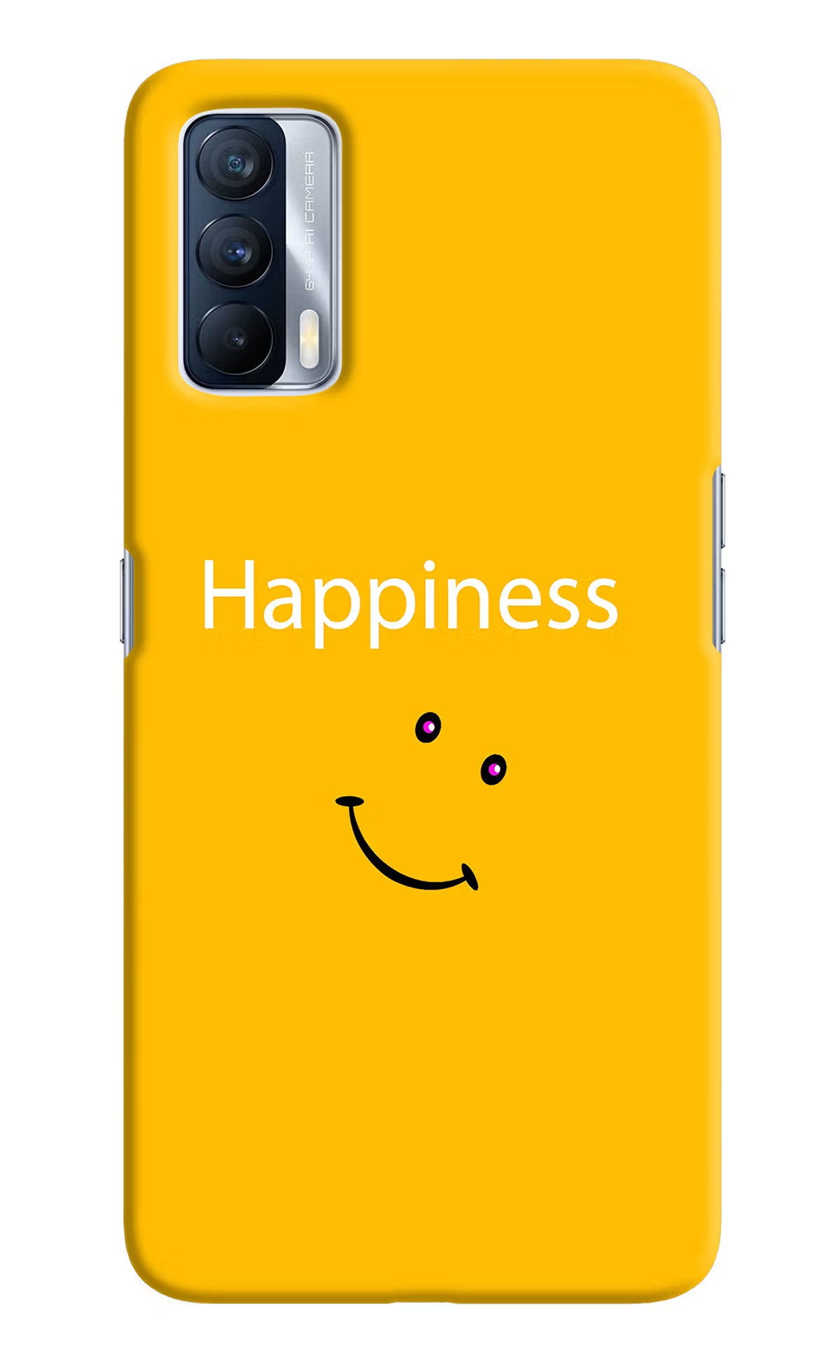 Happiness With Smiley Realme X7 Hard Case Back Cover by Casekaro
