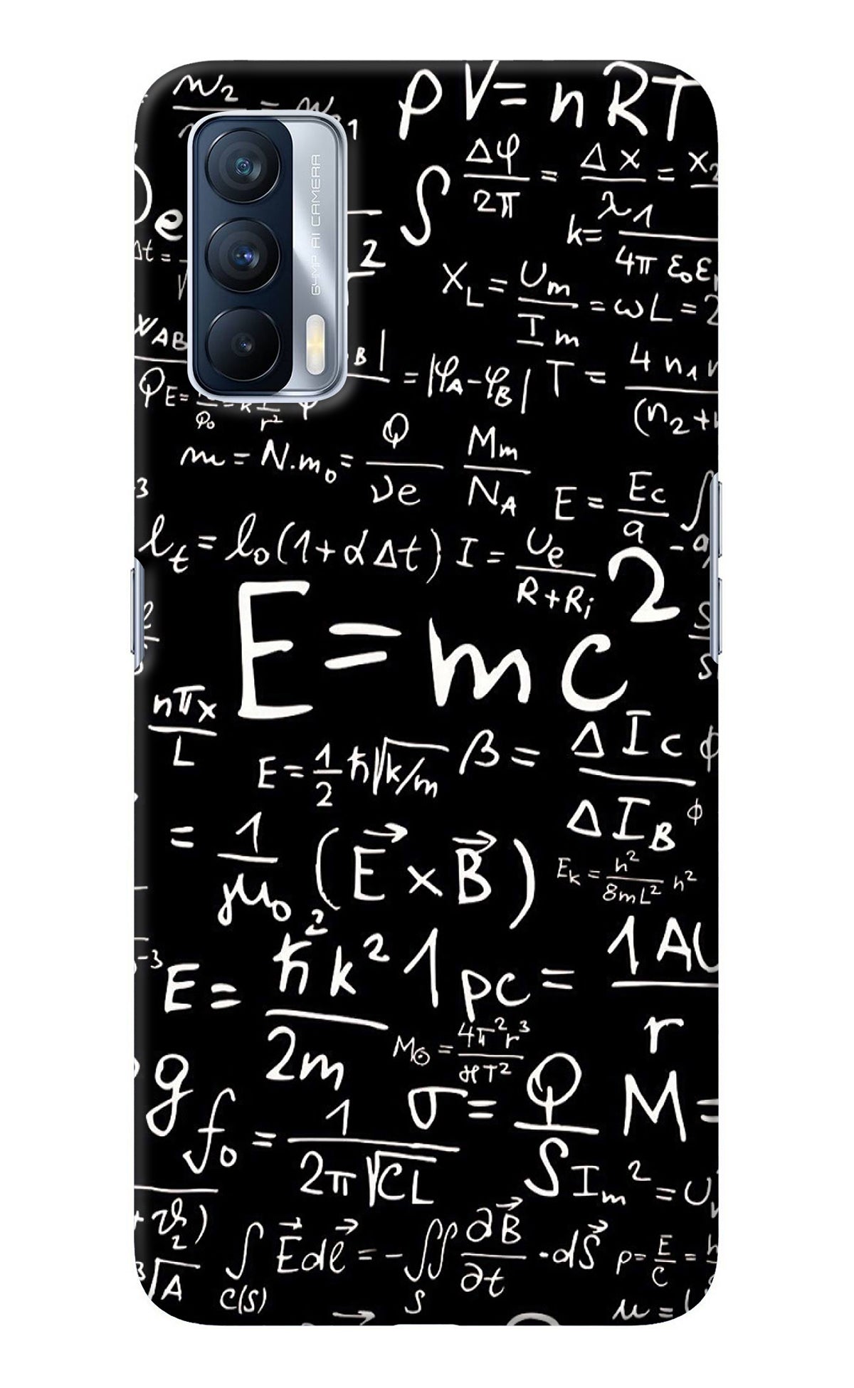 Physics Albert Einstein Formula Realme X7 Back Cover