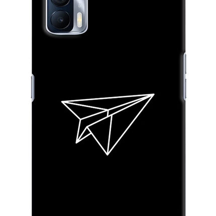 Paper Plane White Realme X7 Hard Case Back Cover by Casekaro