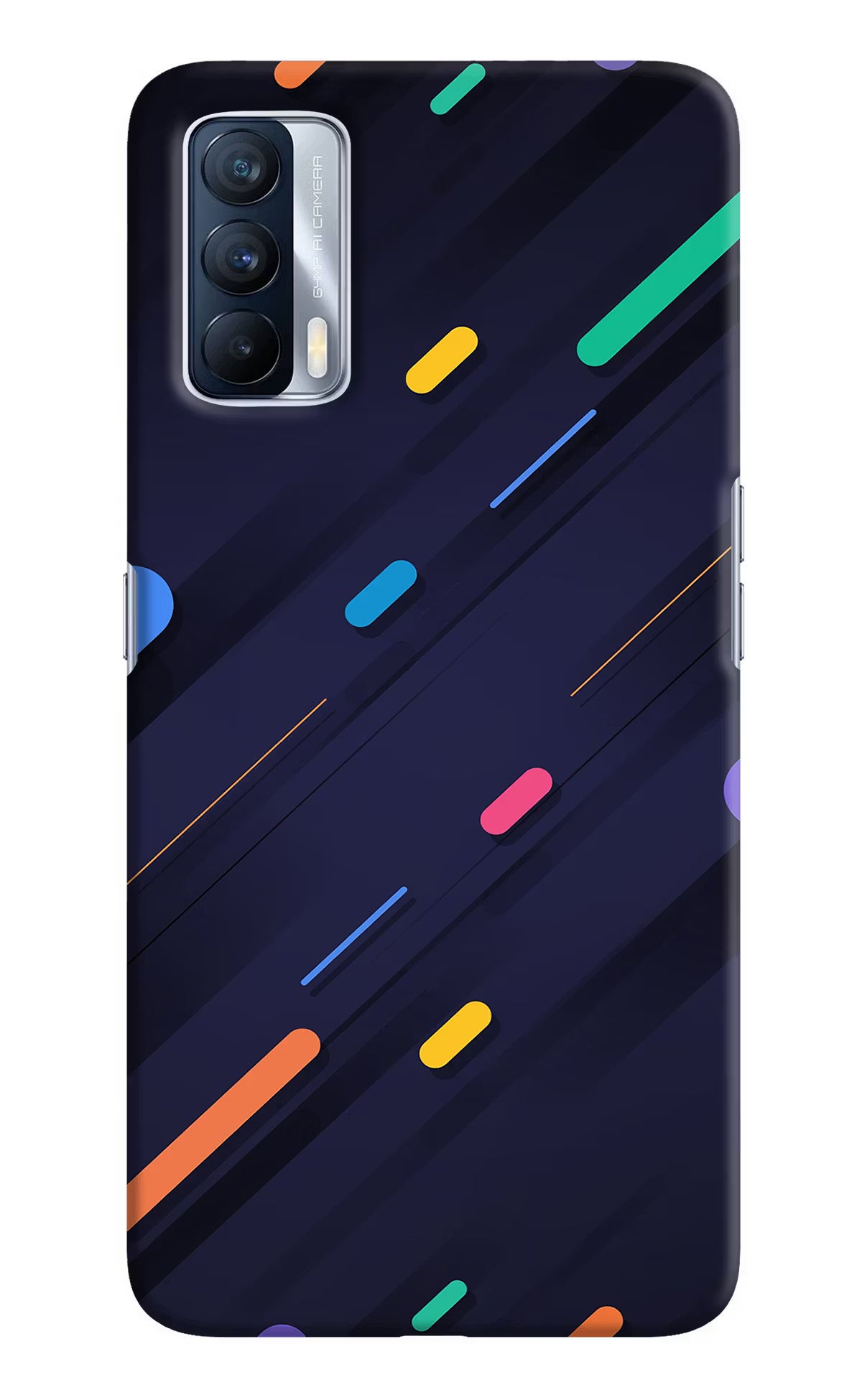 Abstract Design Realme X7 Hard Case Back Cover by Casekaro