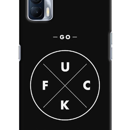 Go Fuck Yourself Realme X7 Hard Case Back Cover by Casekaro