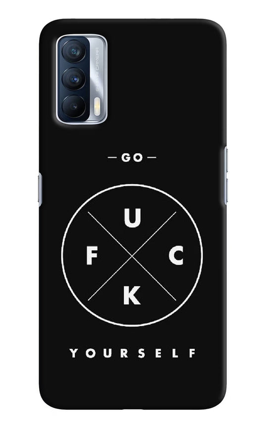 Go Fuck Yourself Realme X7 Hard Case Back Cover by Casekaro