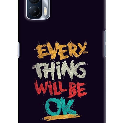 Everything Will Be Ok Realme X7 Hard Case Back Cover by Casekaro