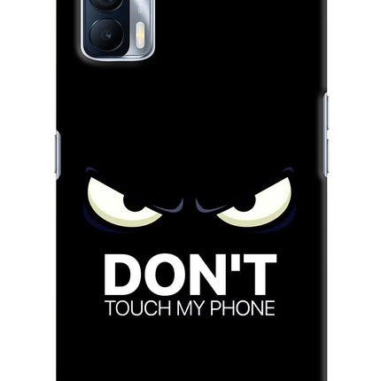 Don'T Touch My Phone Realme X7 Hard Case Back Cover by Casekaro