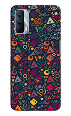 Geometric Abstract Realme X7 Hard Case Back Cover by Casekaro