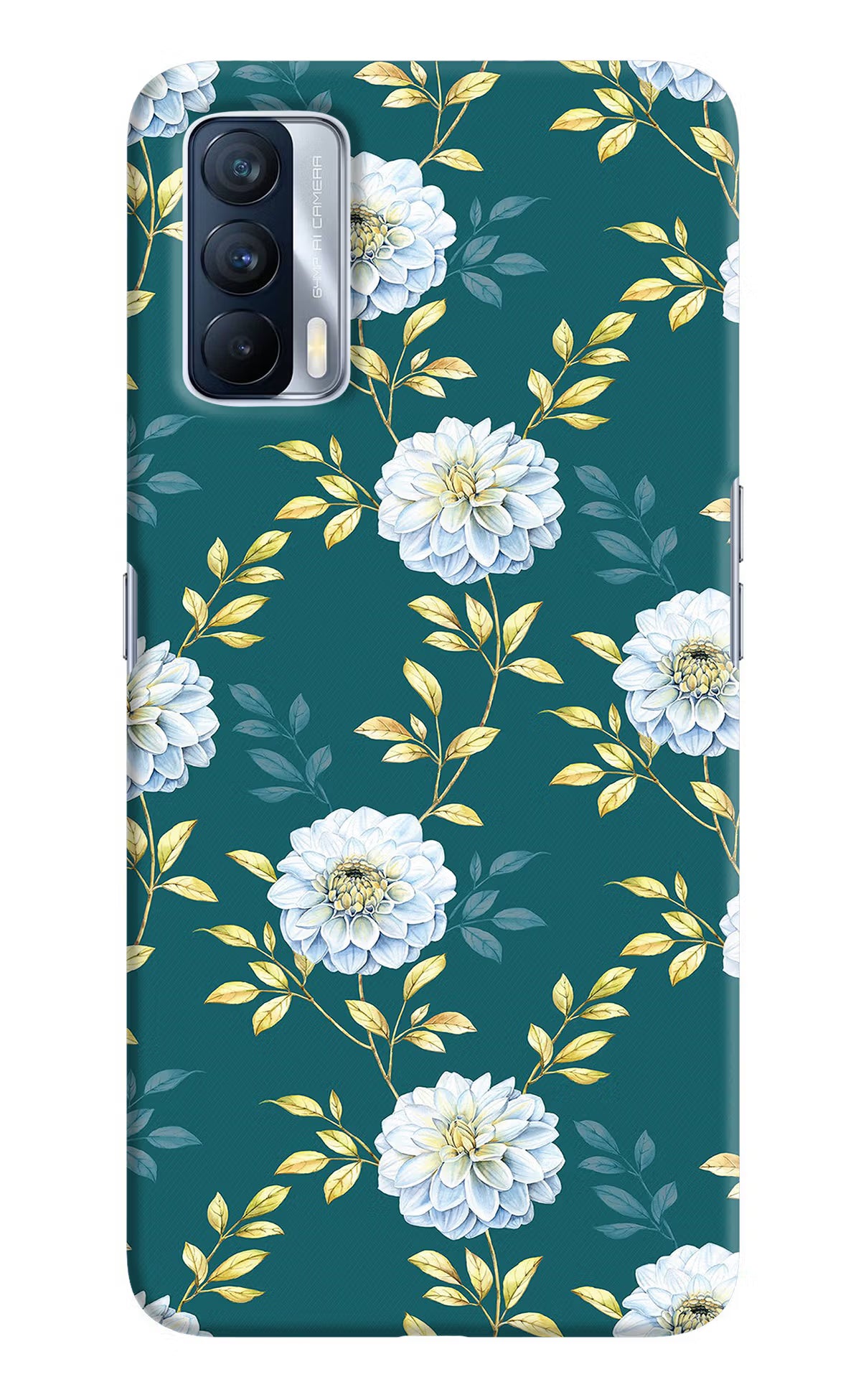 Flowers Realme X7 Hard Case Back Cover by Casekaro